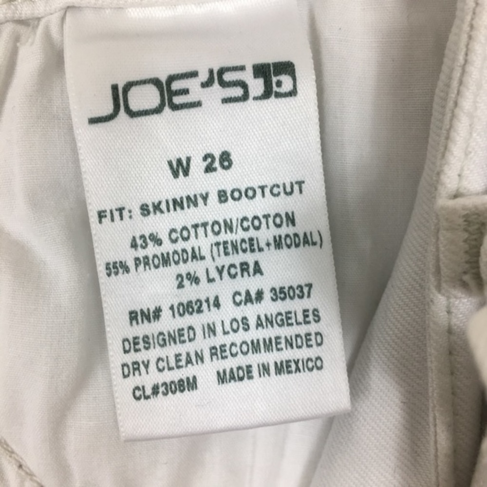 Joe’s Jeans Skinny Bootcut Jeans Size 26 - Picture 6 of 6